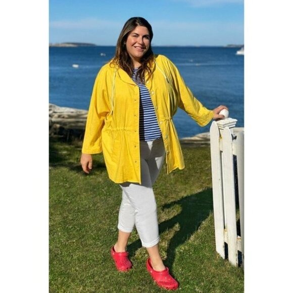 Katie Sturino StitchFix Gemma Linen Cargo Jacket - Picture 1 of 7